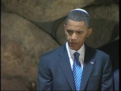 WRAP Obama meets Barak and Netanyahu, security, holocaust museum visit News Clip