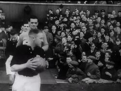 RECORD CROWD SEE ENGLAND WIN - News Clip