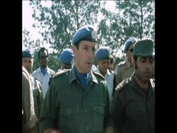 LIB 15-10-73 UN PRAYER SERVICE FOR TRUCE COMMISSION MEMBERS AND FAMILIES KILLED BY ISRAELI BOMBING News Clip