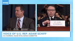 Williams, Vindman Kick Off 2nd Round Of Public Impeachment Hearings News Clip