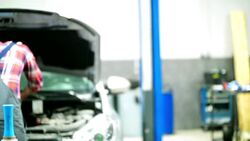 Car engine maintenance. Stock Footage