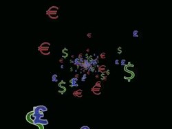 Currency Symbols Stock Footage
