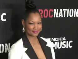 Garcelle Beauvais at 2013 Roc Nation Pre-Grammy Brunch 2/9/2013 in West Hollywood, CA.(Footage by WireImage Video/Getty Images Entertainment Video) Stock Footage