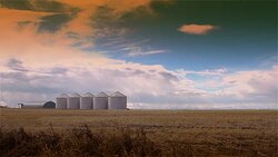 Time Lapse Video of Grain Elevator Stock Footage