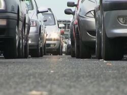 Jammed Street Stock Footage