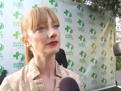 INTERVIEW: Judy Greer on coming out tonight, on Global Green and the work they do at the Global Green USA 14th Annual Millennium Awards at Santa Monica CA. (Footage by WireImage Video/GettyImages) Stock Footage