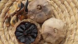 Black garlic Stock Footage