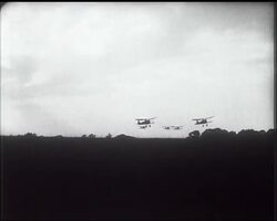 Over England - RAF raid on London. News Clip