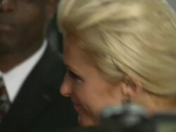 Paris Hilton at the NBC Universal's 68th Annual Golden Globes After Party at Beverly Hills CA. (Footage by WireImage Video/GettyImages) Stock Footage