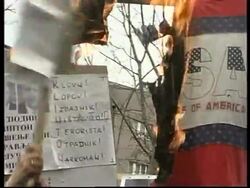 MONTENEGRO: PROTESTS AGAINST NATO AIRSTRIKES News Clip