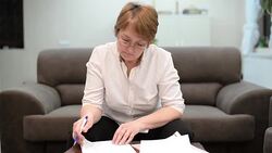 Working at home Stock Footage