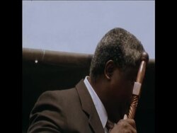 CUTS 28 10 80 JOSHUA NKOMO SPEAKING AT A RALLY IN HARARE News Clip