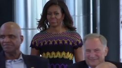 Michelle Obama visits US pavilion at Expo News Clip