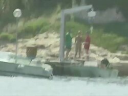 Princess Diana in swimsuit at Dodi Al Fayed's St Tropez villa... News Clip