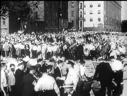 US Troops Subdue Washington Riots News Clip