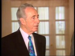 USA - Shimon Peres visit News Clip