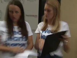 ATMOSPHERE: 'Jeans for Genes Day' - Launch Party at Chinawhite Stock Footage