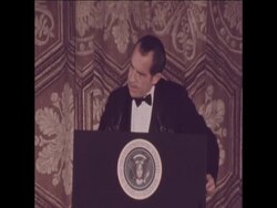 SYND 17/4/71 PRESIDENT NIXON SPEAKS ABOUT THE WITHDRAWAL OF TROOPS News Clip