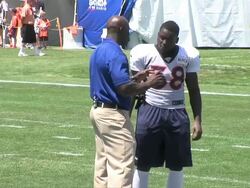 Montee Ball meets Terrell Davis Stock Footage