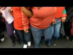 CLEAN: Striking South Africans hold mass protests over wages News Clip