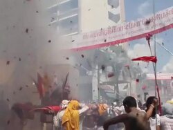 Phuket Vegetarian Festival Stock Footage