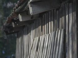 Drops from roof Stock Footage