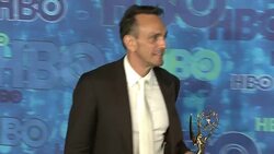 Hank Azaria at the HBO's Post Emmy Awards Reception - Arrivals Stock Footage