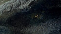 An Ankylosaurus forages in a forest in a computer generated animation. Stock Footage