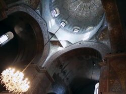Vagharshapat, Echmiadzin cathedral, the dome Stock Footage