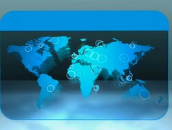 World Map, Broadcast HD Stock Footage