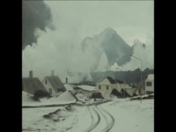 SYND 01/04/1973 LAVA FLOWS AS VOLCANO CONTINUES TO ERUPT News Clip