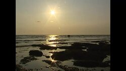 Fishermen in Gabon casting nets News Clip