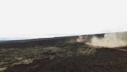 AERIAL: HI-SEAS Mission 3 - Simulating Long Duration Mars Missions Here On Earth Stock Footage