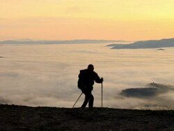 PAL: At The Top Of World Stock Footage