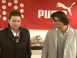 PUMA Special Edition Chrome Golf Collection Launch with Johan Edfors and Luke Wilson Stock Footage