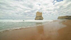 The Gibsons steps rock formation, Australia Stock Footage