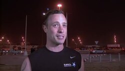 Bladerunner athlete takes on thoroughbred race horse and wins News Clip