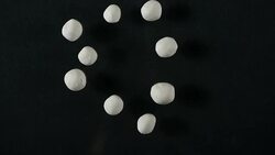 Plasticine snowman Stock Footage