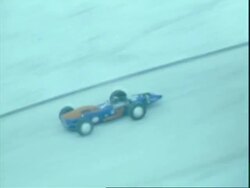 Mickey Thompson Racing at Bonneville Salt Flats Stock Footage