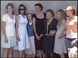 Dediction of Patricia Neal's Walk of Fame Star Stock Footage