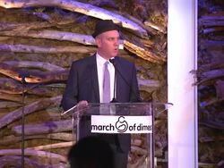 SPEECH: Mike O'Malley at 7th Annual March of Dimes Celebration of Babies on 12/07/2012 in Beverly Hills, CA. Stock Footage