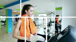 LOOP MONTAGE: Exercise Stock Footage