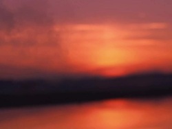 HD SUPER SLOW-MO: Smoke In The Sunset Stock Footage