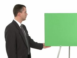 HD: Businessman Showing Thumb Up Stock Footage