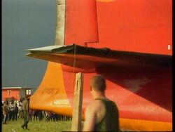 CONGO: BRAZZAVILLE AIRPORT: ANGOLAN CARGO PLANE CRASHES News Clip