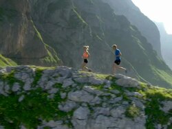 HD: Extreme Fell Runners Stock Footage