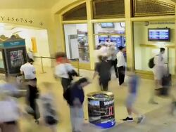 TIME LAPSE, Grand Hall of Grand Central Terminal Stock Footage