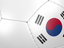 soccer ball Korea Republic Stock Footage