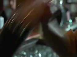 bartender using a cocktail shaker to make a cocktail Stock Footage