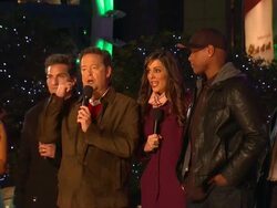 PRESENTATION: Holiday Tree Lighting Ceremony Stock Footage